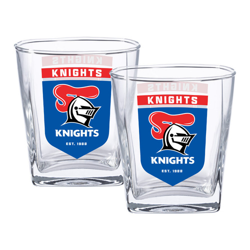 Newcastle Knights NRL 2 Pack Spirit Glasses
