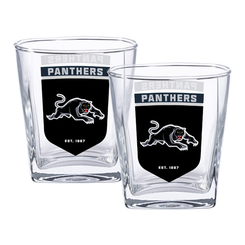 Penrith Panthers NRL 2 Pack Spirit Glasses