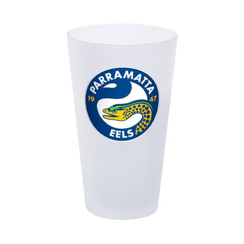 Parramatta Eels NRL Frosted Glass
