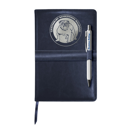 Canterbury Bulldogs NRL Notebook and Pen Gift Pack
