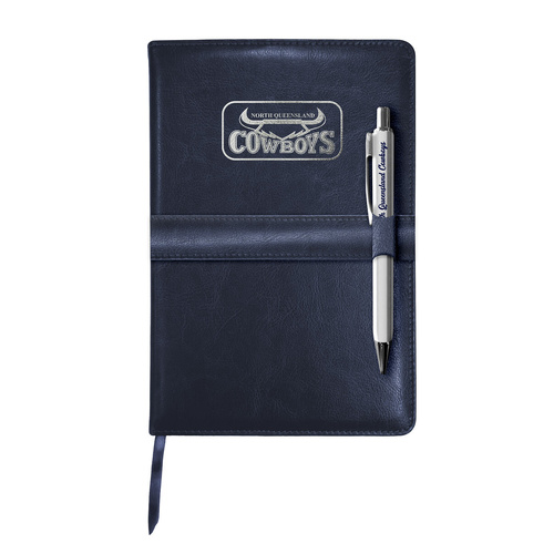 North Queensland Cowboys NRL Notebook and Pen Gift Pack