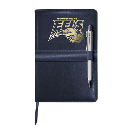 Parramatta Eels NRL Notebook and Pen Gift Pack