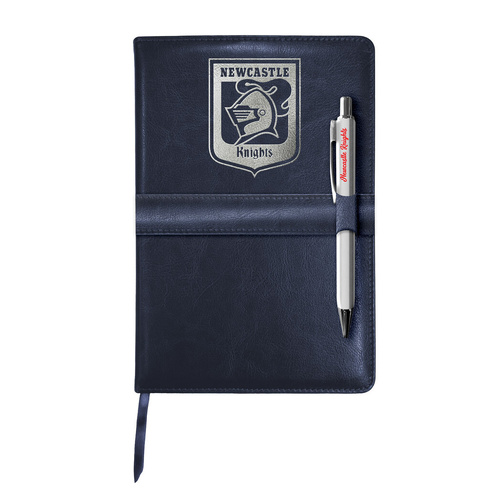 Newcastle Knights NRL Notebook and Pen Gift Pack