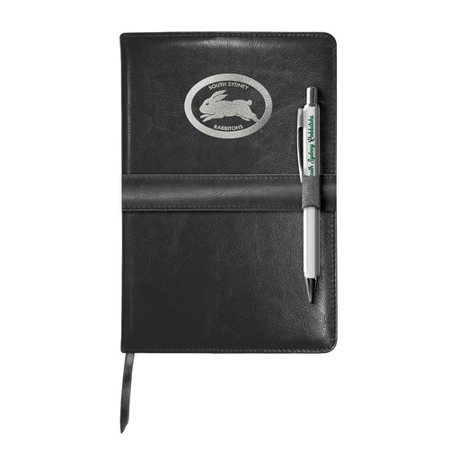 South Sydney Rabbitohs NRL Notebook and Pen Gift Pack