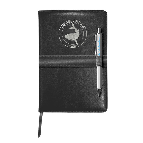 Cronulla Sharks NRL Notebook and Pen Gift Pack