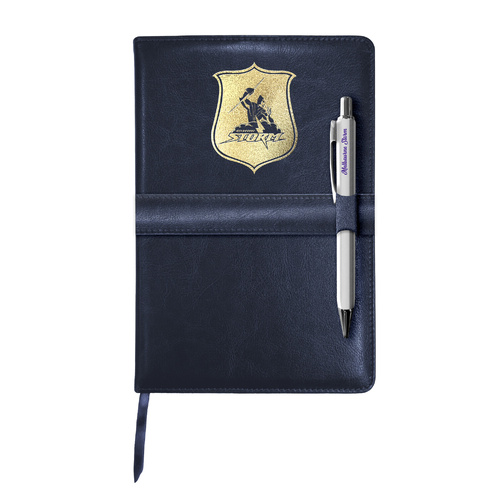 Melbourne Storm NRL Notebook and Pen Gift Pack