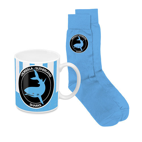 Sharks Heritage Mug And Sock Pack