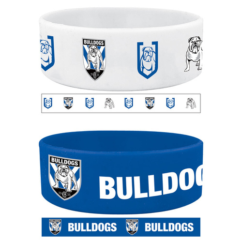 Canterbury-Bankstown Bulldogs Set of 2 Wrist Bands