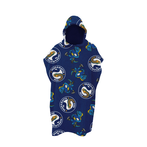 Parramatta Eels Youth Hooded Beach Towel
