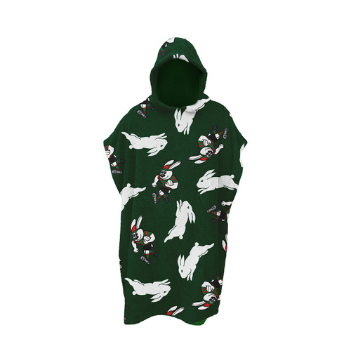 South Sydney Rabbitohs Youth Hooded Beach Towel