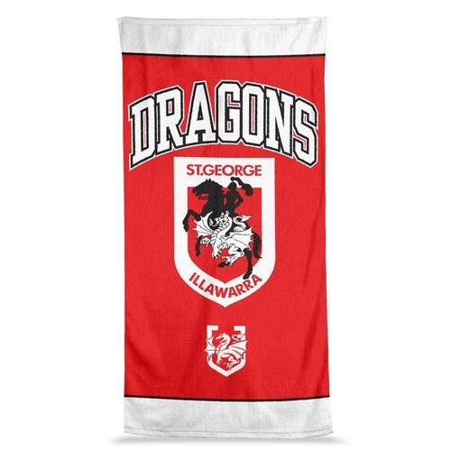 St George Illawarra Dragons Jumbo Beach Towel