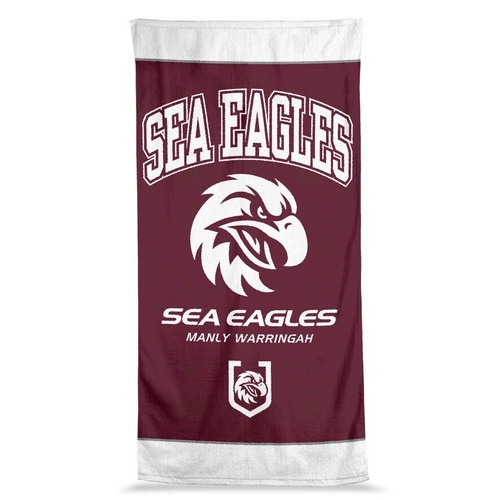 Manly Warringah Sea Eagles Jumbo Beach Towel