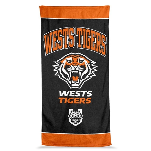 Wests Tigers Jumbo Beach Towel