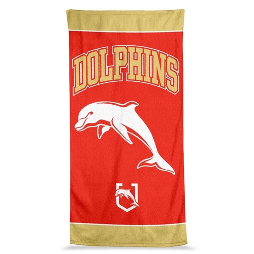 The Dolphins Jumbo Beach Towel