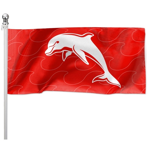 Dolphins Pole Flag : 90 cm x 180 cm