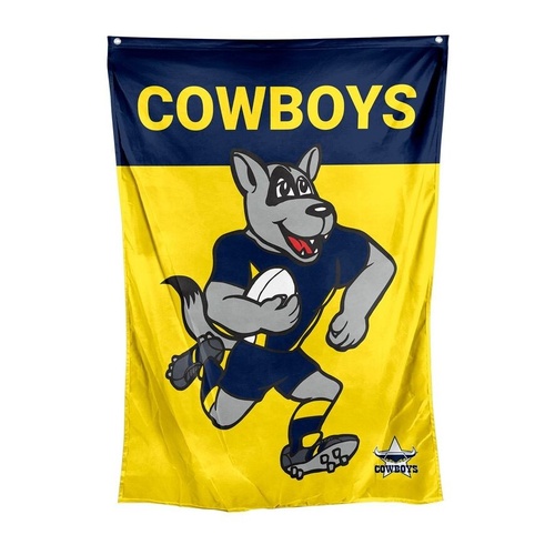 North Queensland Cowboys Mascot Wall Flag