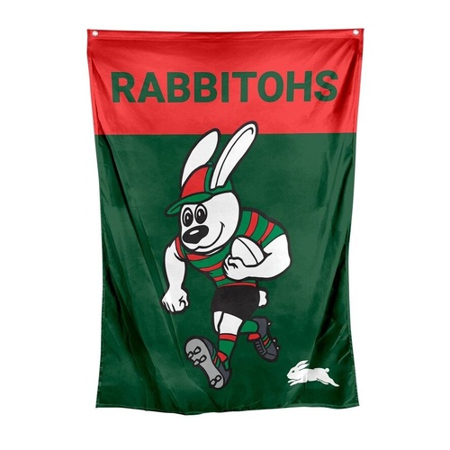 South Sydney Rabbitohs Mascot Wall Flag