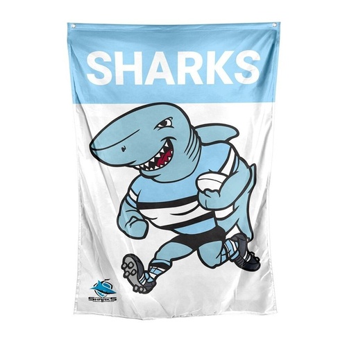 Cronulla-Sutherland Sharks Mascot Wall Flag