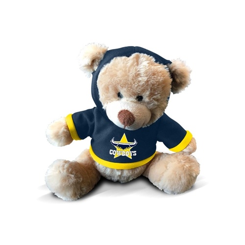 North Queensland Cowboys Plush Teddy With Hoodie