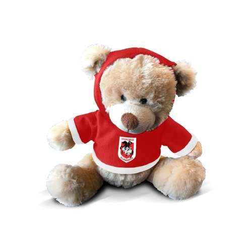 St George Illawarra Dragons Plush Teddy With Hoodie