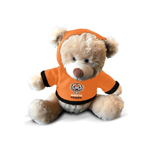 Wests Tigers Plush Teddy With Hoodie