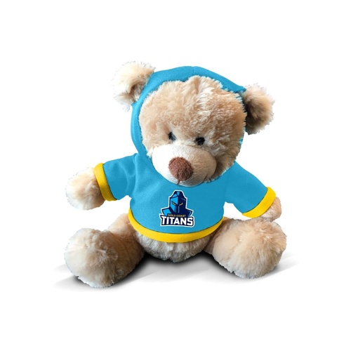 Gold Coast Titans Plush Teddy With Hoodie