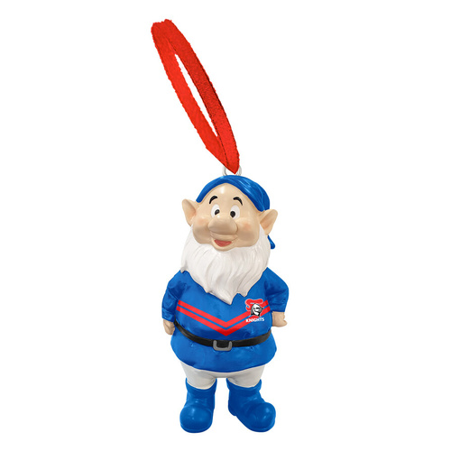 Newcastle Knights Gnome Christmas Tree Ornament