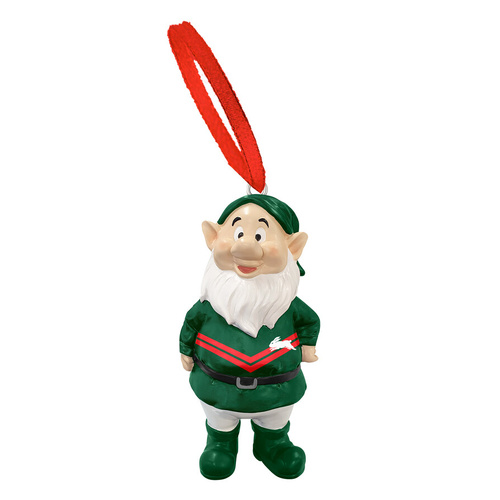 South Sydney Rabbitohs Gnome Christmas Tree Ornament