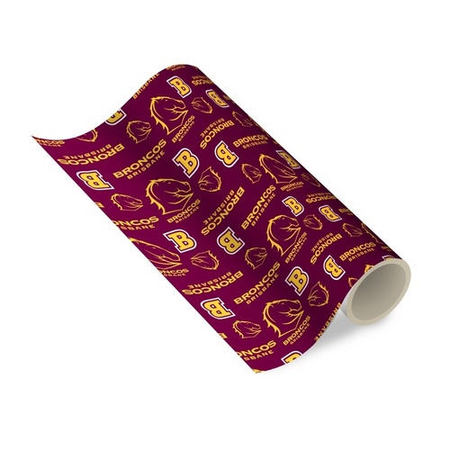 Brisbane Broncos Wrapping Paper