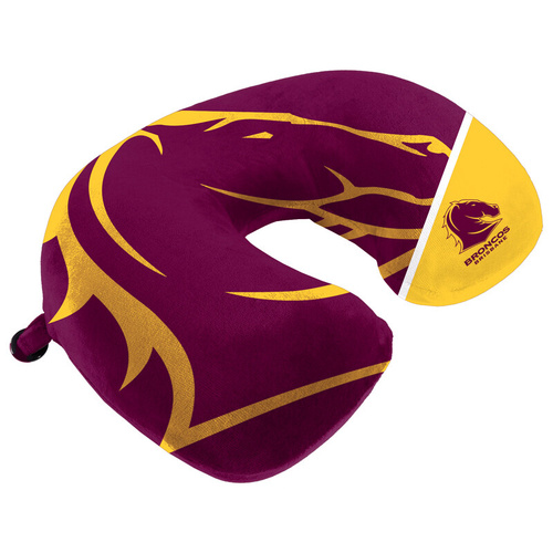 Brisbane Broncos Travel Neck Pillow