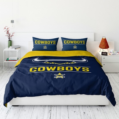 North Queensland Cowboys Double Quilt Cover Set