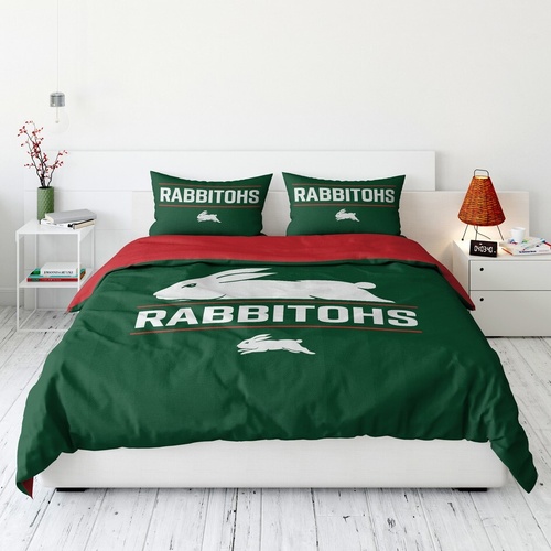 South Sydney Rabbitohs Official NRL Queen Quilt Cover Set