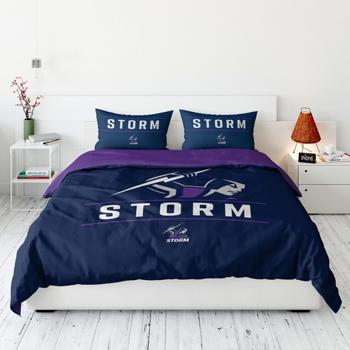 Melbourne Storm Queen Quilt Cover Set