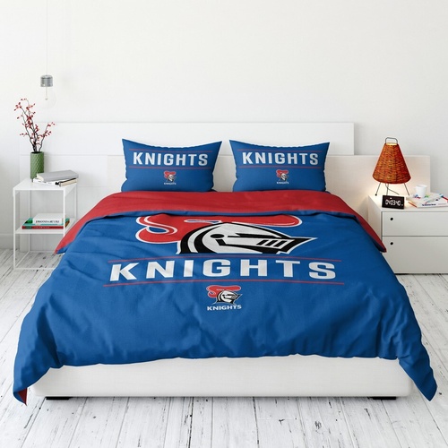 Newcastle Knights King Quilt Cover Set