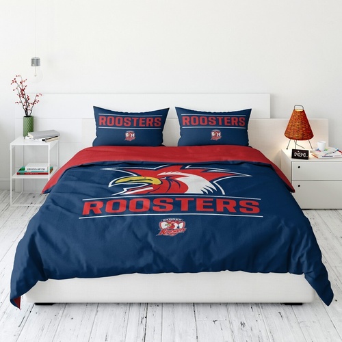 Sydney Roosters King Quilt Cover Set