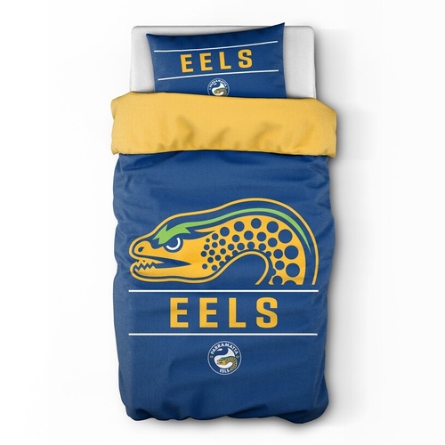 Parramatta Eels Single Official NRL Quilt Cover Set