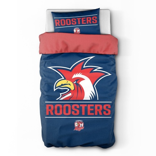 Sydney Roosters Single Quilt Cover Set
