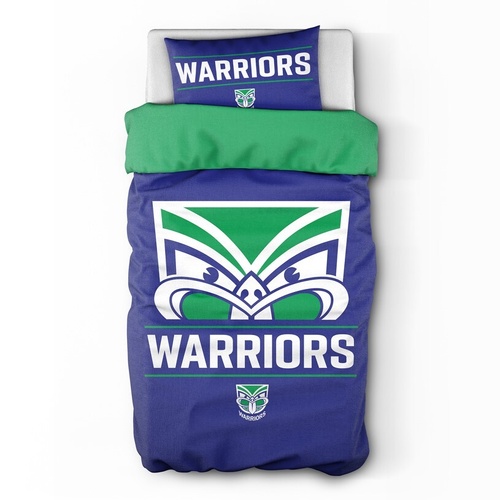 New Zealand Warriors Single Quilt Cover Set