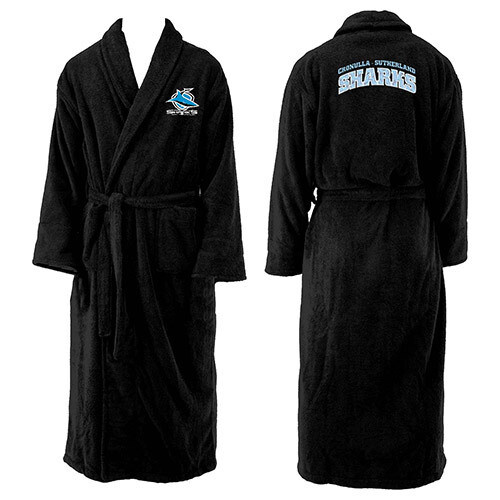 Cronulla-Sutherland Sharks Mens Long Sleeve Robe
