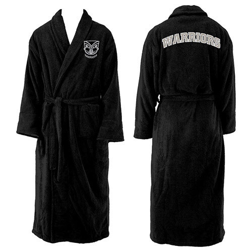 New Zealand Warriors Mens Long Sleeve Robe