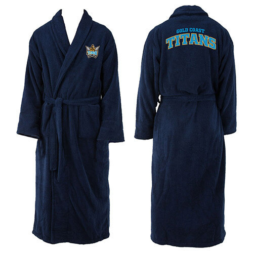 Gold Coast Titans Mens Long Sleeve Robe