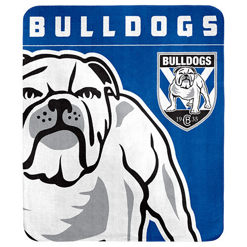 Canterbury-Bankstown Bulldogs NRL Polar Fleece Blanket