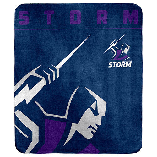 Melbourne Storm NRL Polar Fleece Blanket