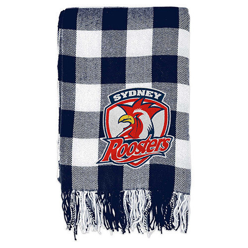 Sydney Roosters Throw Blanket : Tartan Polar Fleece