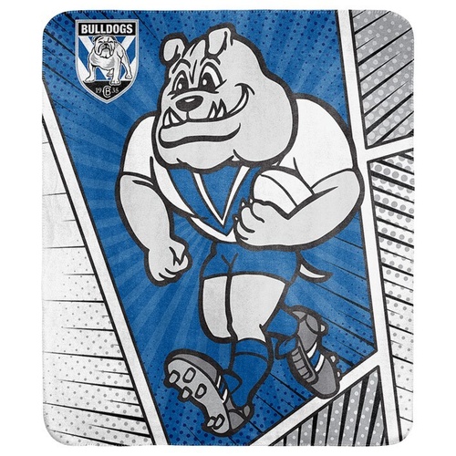 Canterbury-Bankstown Bulldogs Mascot Fleece Blanket