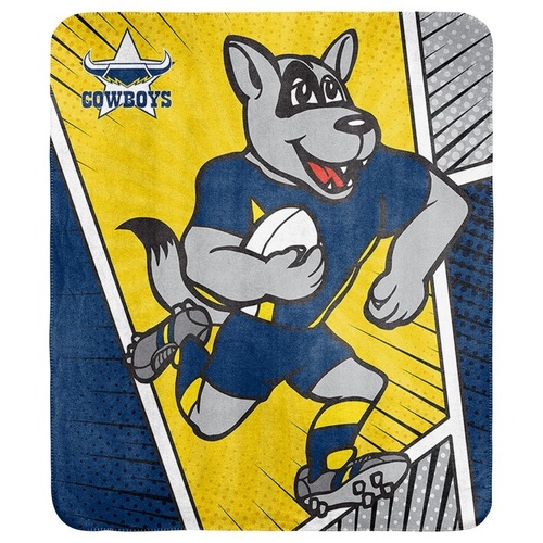 North Queensland Cowboys Mascot Fleece Blanket