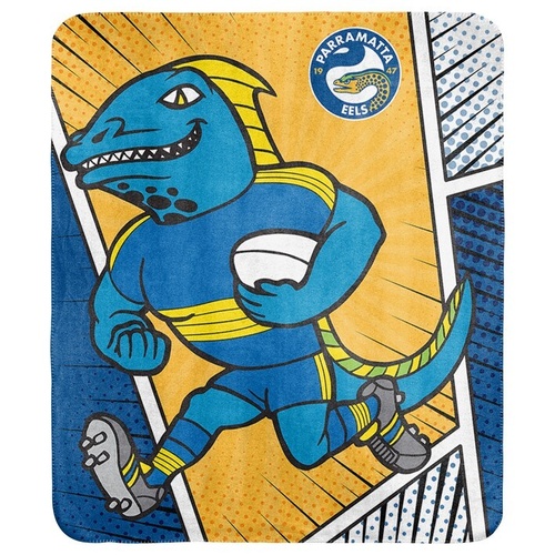Parramatta Eels Mascot Fleece Blanket