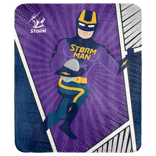 Melbourne Storm Mascot Fleece Blanket
