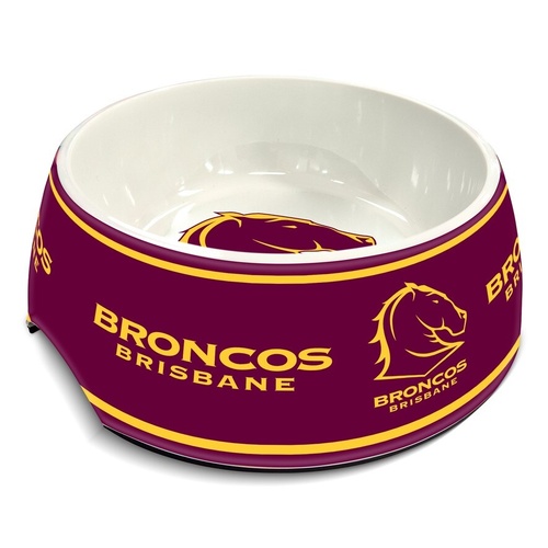 Brisbane Broncos Dog Bowl 710Ml