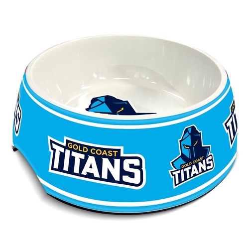 Gold Coast Titans Dog Bowl 710Ml